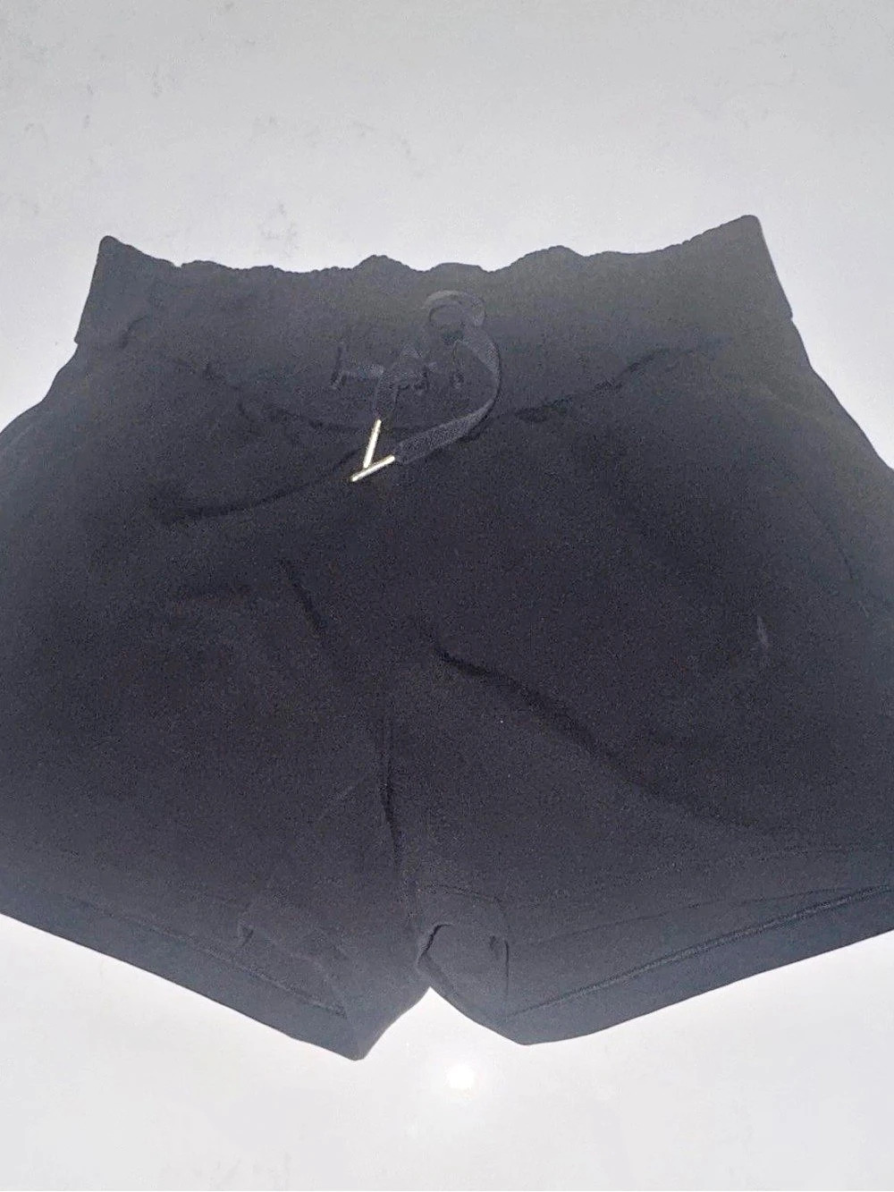 Lululemon Track That High-Rise Lined Short 3" Black Athletic Shorts